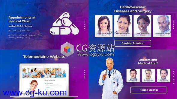 AE模板-医生医疗保健介绍宣传包装片头 Doctor and Healthcare Clinic Promotion的图片1