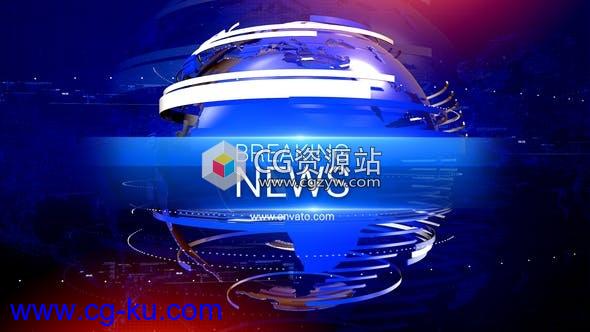 AE模板-新闻电视广播包装片头Breaking News的图片1