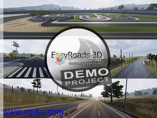 Unity-演示项目EasyRoads3D Demo Project v1.3的图片3