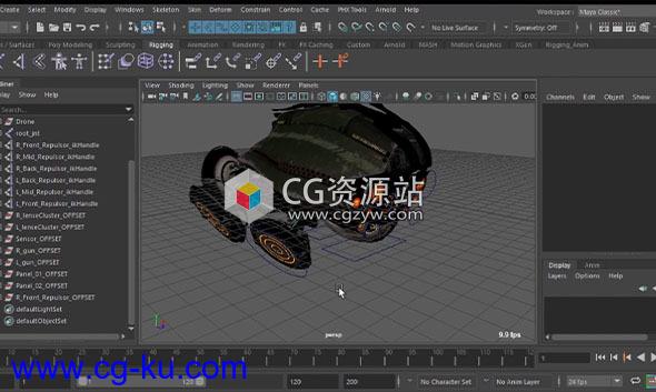 Maya 2019绑定动画基础教程+英文字幕Maya 2019 Fundamentals Rigging and Animation的图片1