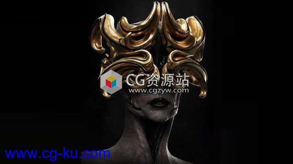 ZBrush/KeyShot/Ps三维角色雕刻半身像工作流程教程的图片1