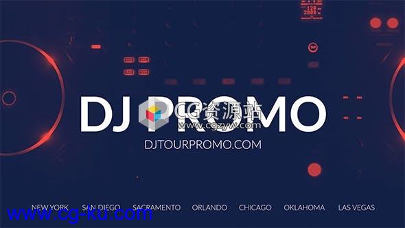 AE模板-节目派对娱乐活动宣传包装片头 DJ Promo的图片1