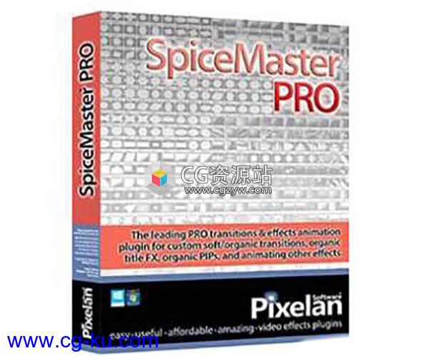 AE/Premiere/Vegas视频特效转场插件 Pixelan SpiceMaster Pro 3.02 Win破解版的图片1