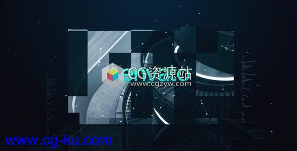 AE模板-蓝色科技感企业介绍 Digital Corporate Presentation的图片1