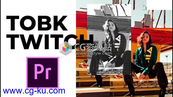 模拟多种信号干扰特殊视觉效果PR预设TOBK TWITCH的图片1