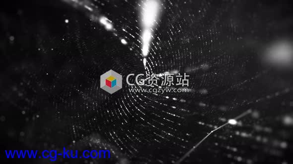 数字技术屏幕科技感粒子网背景4K视频素材 Digital Technology Screen的图片1