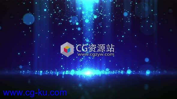 闪闪发光魔术粒子掉落背景4K视频素材 Magic Particle Background的图片1