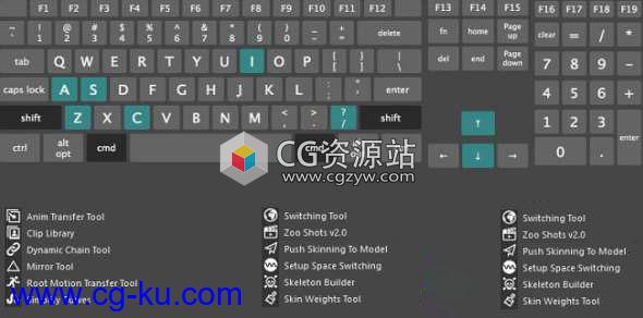 Maya功能快捷键增强插件 Zoo Tools Pro v1.4 Win/Mac的图片1