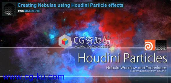 宇宙星云Houdini粒子教程Houdini Particles Nebula的图片1