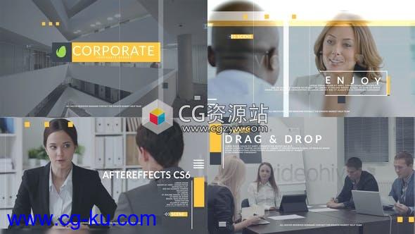 AE模板-现代企业照片视频包装片头Modern Corporate的图片1