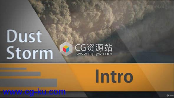 Houdini沙尘暴粒子特效教程 Udemy – Dust Storm in Houdini的图片1