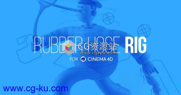 柔软风格人物角色C4D绑定插件 Eyedesyn – Bendy Limbs Rig for Cinema 4D R17-R21 Win/Mac的图片1