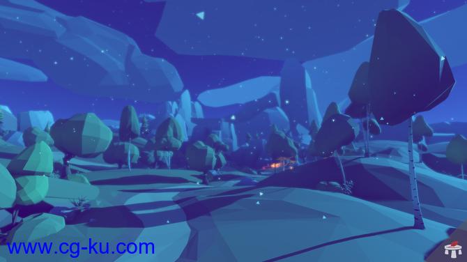 Unity低多边形大自然场景Low Poly Series Landscape 1.3的图片1