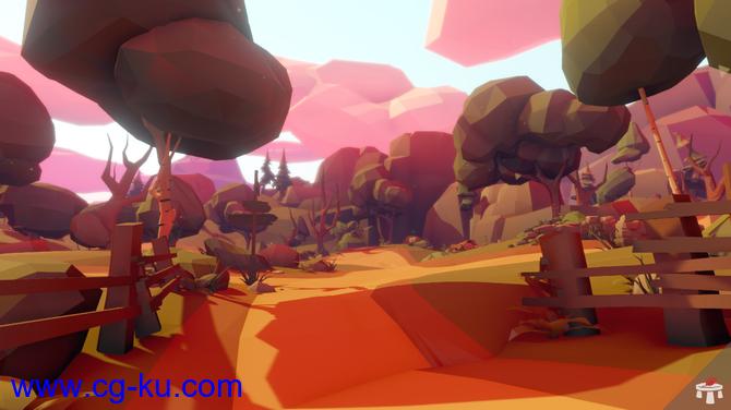 Unity低多边形大自然场景Low Poly Series Landscape 1.3的图片3