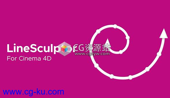 物体分布样条线C4D插件 LineSculptor for Cinema 4D R12- R21 Win/Mac的图片1