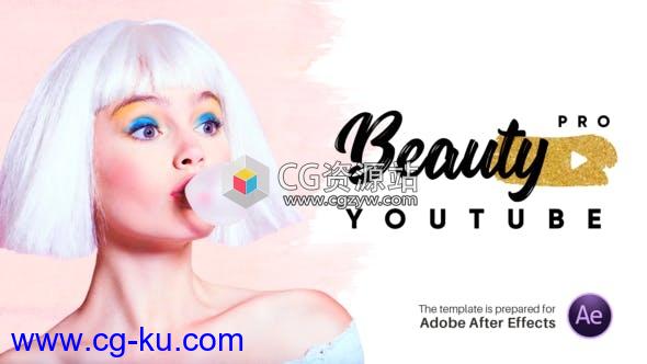 AE模板-时尚美妆网络宣传包装片头 Beauty Pro – Youtube Pack的图片1