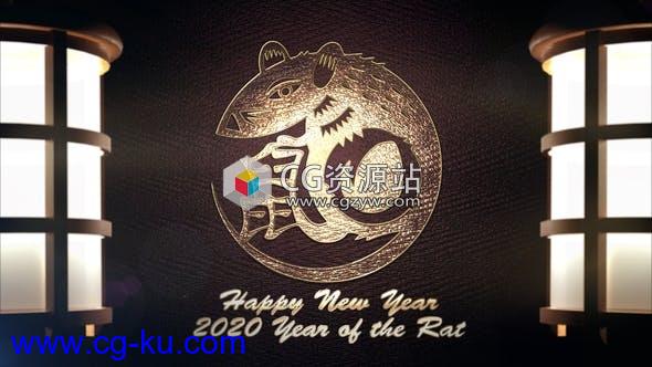 AE模板-中国新年鼠年动画片头 Chinese New Year – Traditional Release的图片1