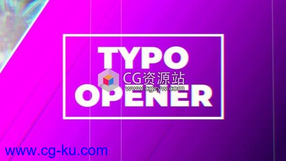 FCPX插件-多彩动态排版时尚视频包装片头 Typo Opener的图片1