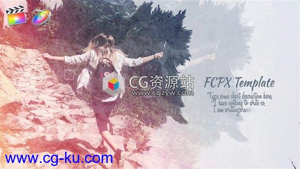 FCPX插件-水彩水墨晕开遮罩图片视频宣传片头的图片1