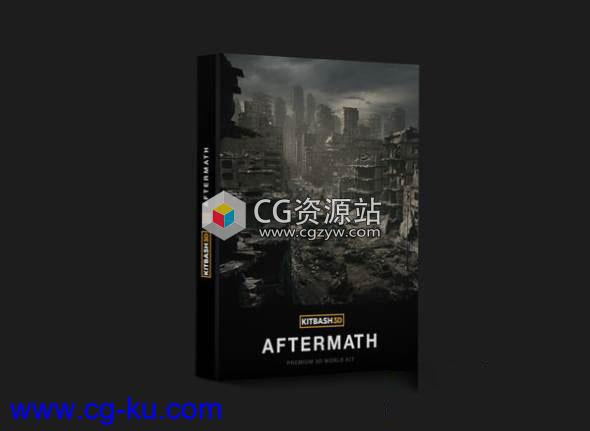 楼房建筑倒塌废墟3D模型 KitBash3D – Aftermath的图片1