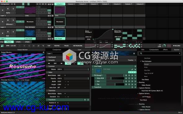 Resolume Arena v7.0.4.66626大屏幕VJ视频制作软件 Win破解版的图片1