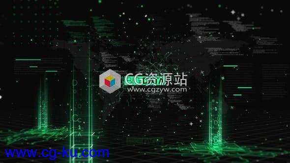 AE模板-高科技未来派科技大数据预告片头 Big Data Trailer的图片1