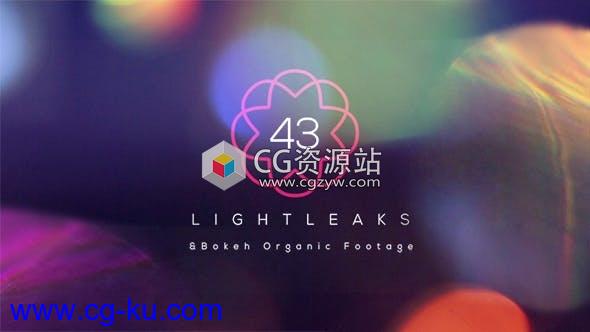 43组散景暖光漏光镜头光晕炫光视频素材Light Leaks Pack的图片1