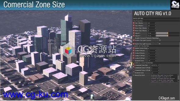 C4D城市楼房建筑预设 City Rig 2.13 for Cinema 4D R16-R21 Win/Mac的图片1