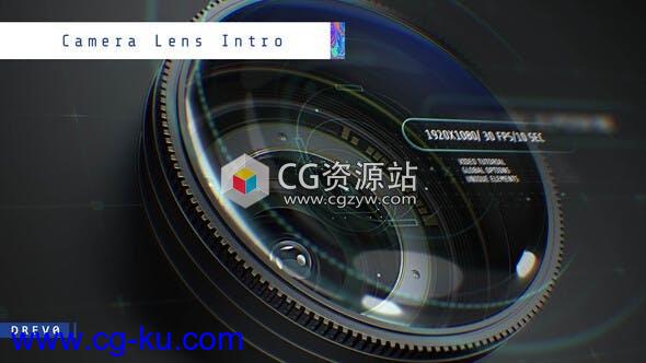 AE模板-单反相机镜头介绍电子数码产品宣传片头Camera Lens Intro的图片1