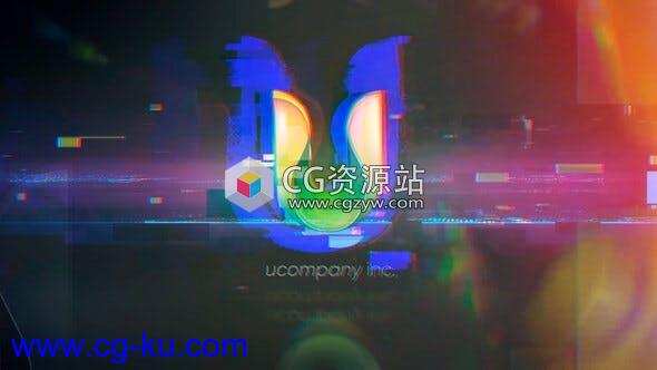 AE模板-4K现代优雅动态小故障logo动画 Glitch Logo的图片1