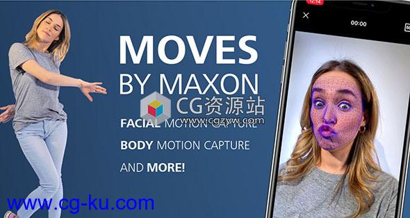 Moves by Maxon插件APP捕捉面部运动和全身运动数据导入C4D R21插件的图片1