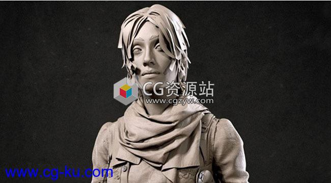 Zbrush AAA级游戏角色制作流程视频教程CGMA的图片2