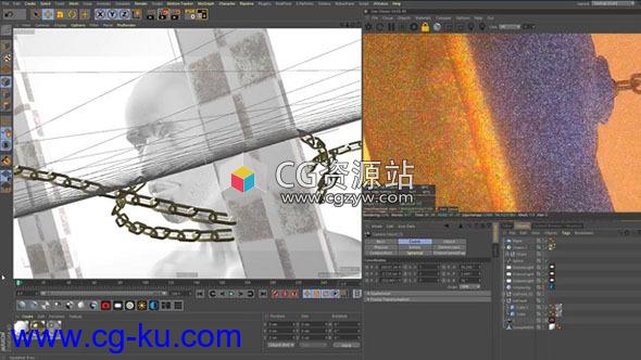 Octane Render基础知识三维循环场景动画Cinema 4D教程的图片1