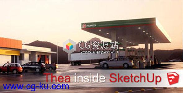 SketchUp室内建筑渲染器插件 Thea Render v2.2.974.1868 Win破解版的图片1