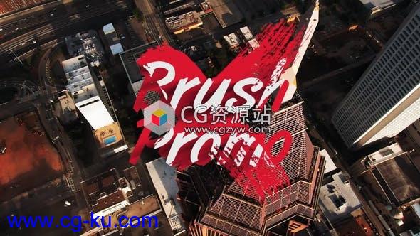 PR预设-艺术画笔文字标题开场 Art Brush Promo的图片1