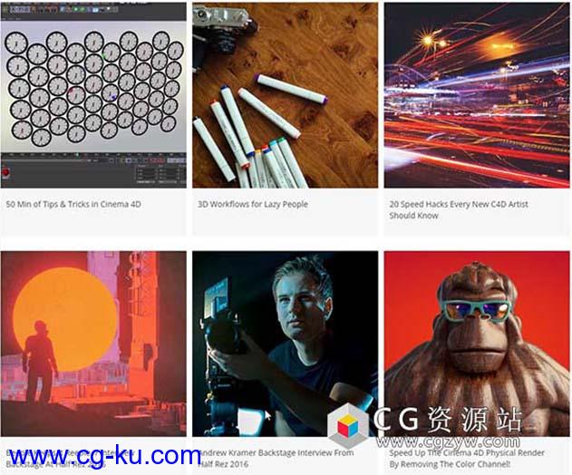 C4D栏目包装Cinema4D GSG 灰猩猩经典初级到高级教程（1-569集）的图片6
