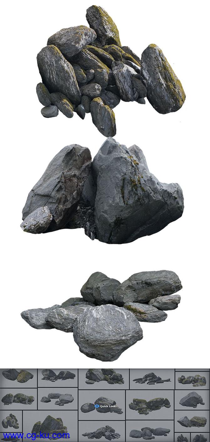 31组岩石石头高清图片素材的图片1