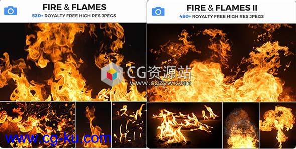 1079组黑背景爆炸火球燃烧火焰火苗高清图片素材的图片1