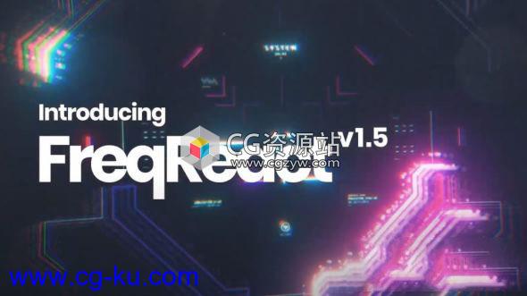 AE插件-音乐驱动视频节奏动画 FreqReact v1.5 for After Effects Win/Mac的图片1