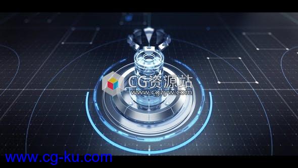 AE模板-科技感数字信息区块链介绍视频宣传片头的图片1