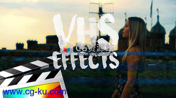 FCPX插件-24种复古老录像带VHS特效预设 VHS Effects的图片1