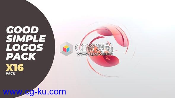 AE模板-简单实用3D标志Logo动画的图片1