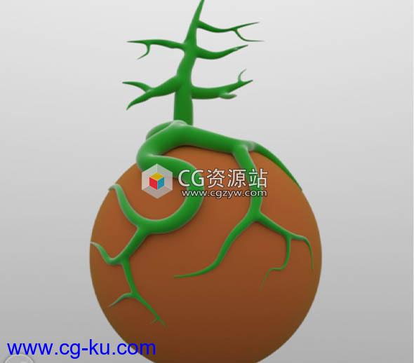 植物树叶枝干分支建模C4D插件 Nitro4D NitroVeins v1.3 Win/Mac破解版的图片1