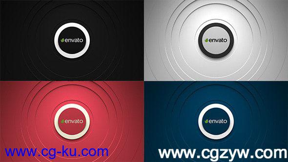 AE模板-简洁波形抖动Logo展示栏目包装 VideoHive Clean Sound – Logo Reveal的图片1