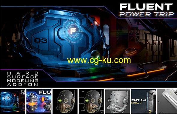 Blender硬面建模插件 Fluent Power Trip v1.5 – Hard Surface Modeling Tool For Blender 2.8+的图片1