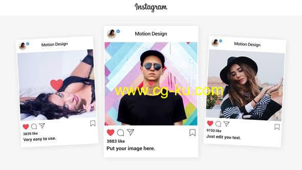 FCPX插件-INS主页关注喜欢展示包装片头动画 Instagram Promo的图片1