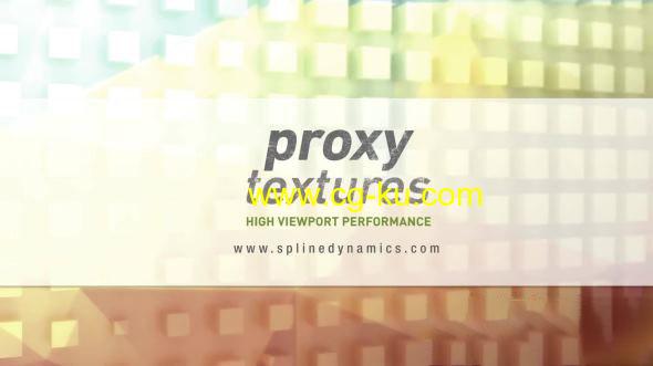 3DS MAX贴图材质代理插件 Proxy Textures v1.05 for 3ds Max 2015-2021的图片1