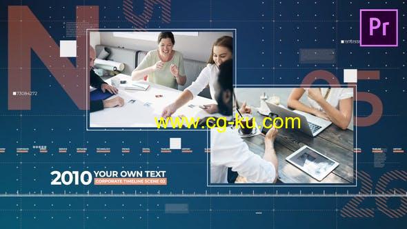 AE模板-科技感商务公司时间线宣传片头 Corporate Timeline的图片1