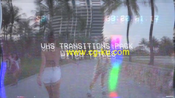 FCPX插件-VHS复古动态故障视频转场预设动画 Transitions Pack: VHS的图片1