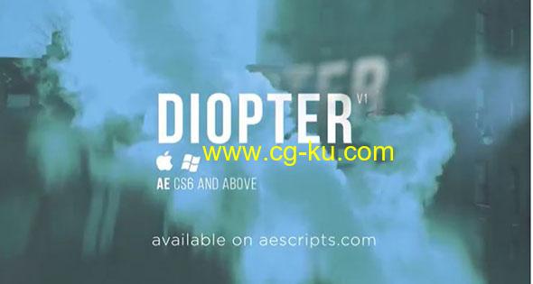 光线折射朦胧模糊AE插件 Diopter V1.04 Win/Mac的图片1